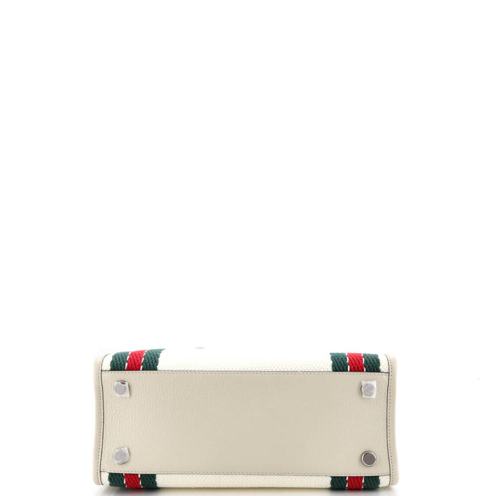 Gucci Medium Interlocking G Web Tote Embroidered … - image 4